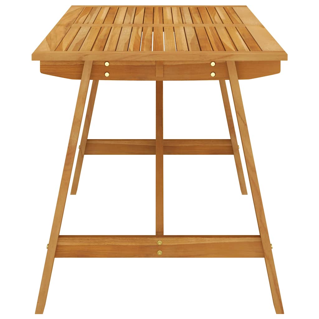 vidaXL Outdoor Dining Set | Solid Acacia wood | Medium | Seats Many - Brown