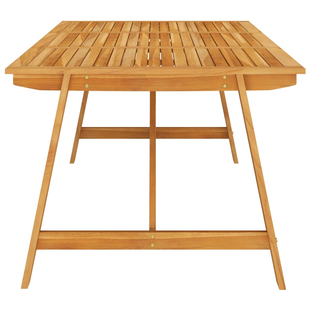 vidaXL Outdoor Dining Set | Rich Warm Colour | Solid Acacia Wood | Large - Brown
