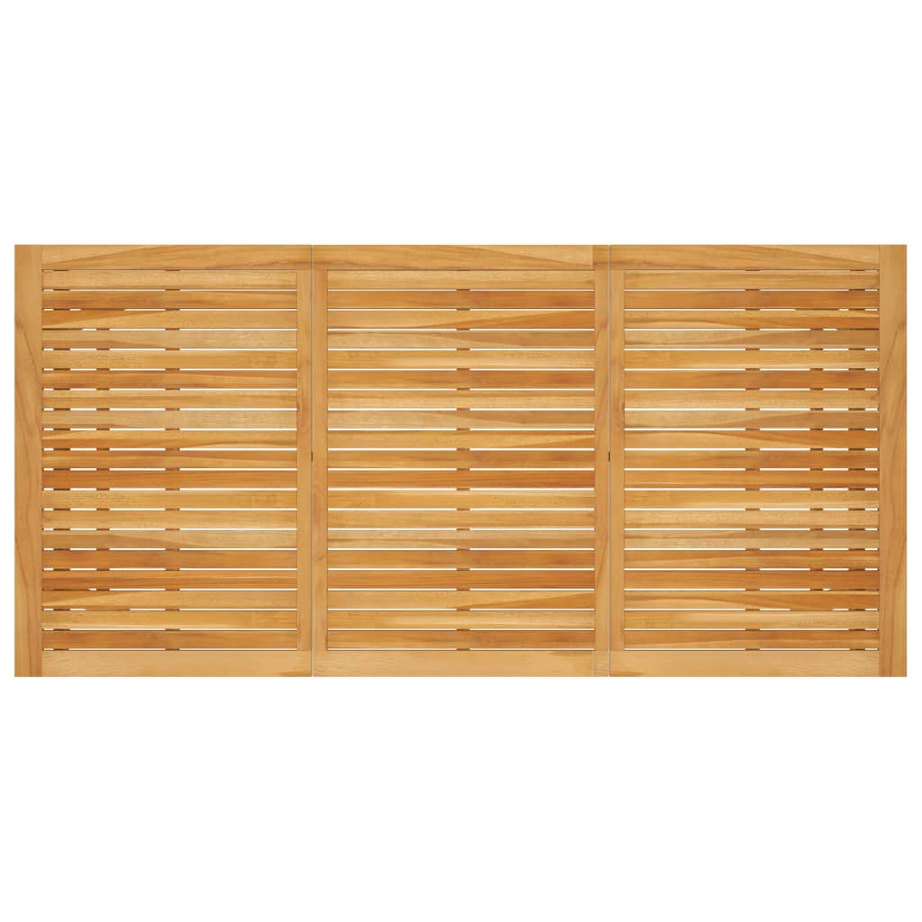vidaXL Outdoor Dining Set | Rich Warm Colour | Solid Acacia Wood | Large - Brown