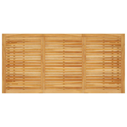 vidaXL Outdoor Dining Set | Rich Warm Colour | Solid Acacia Wood | Large - Brown