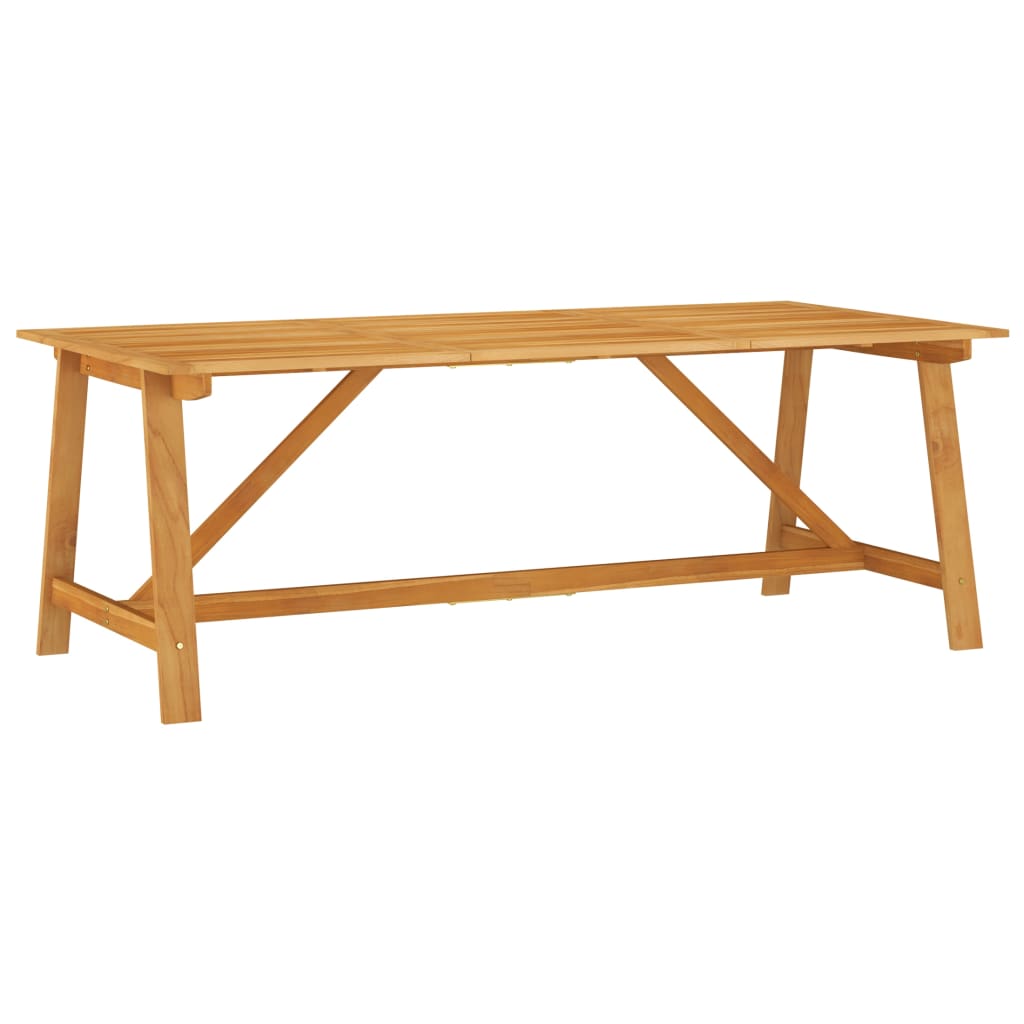 vidaXL Outdoor Dining Set | Rich Warm Colour | Solid Acacia Wood | Large - Brown