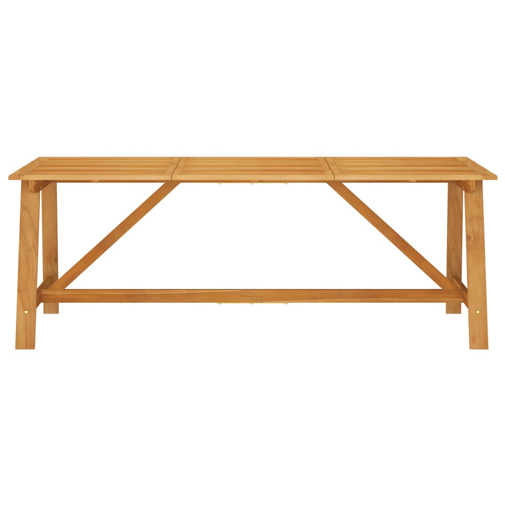 vidaXL Outdoor Dining Set | Rich Warm Colour | Solid Acacia Wood | Large - Brown