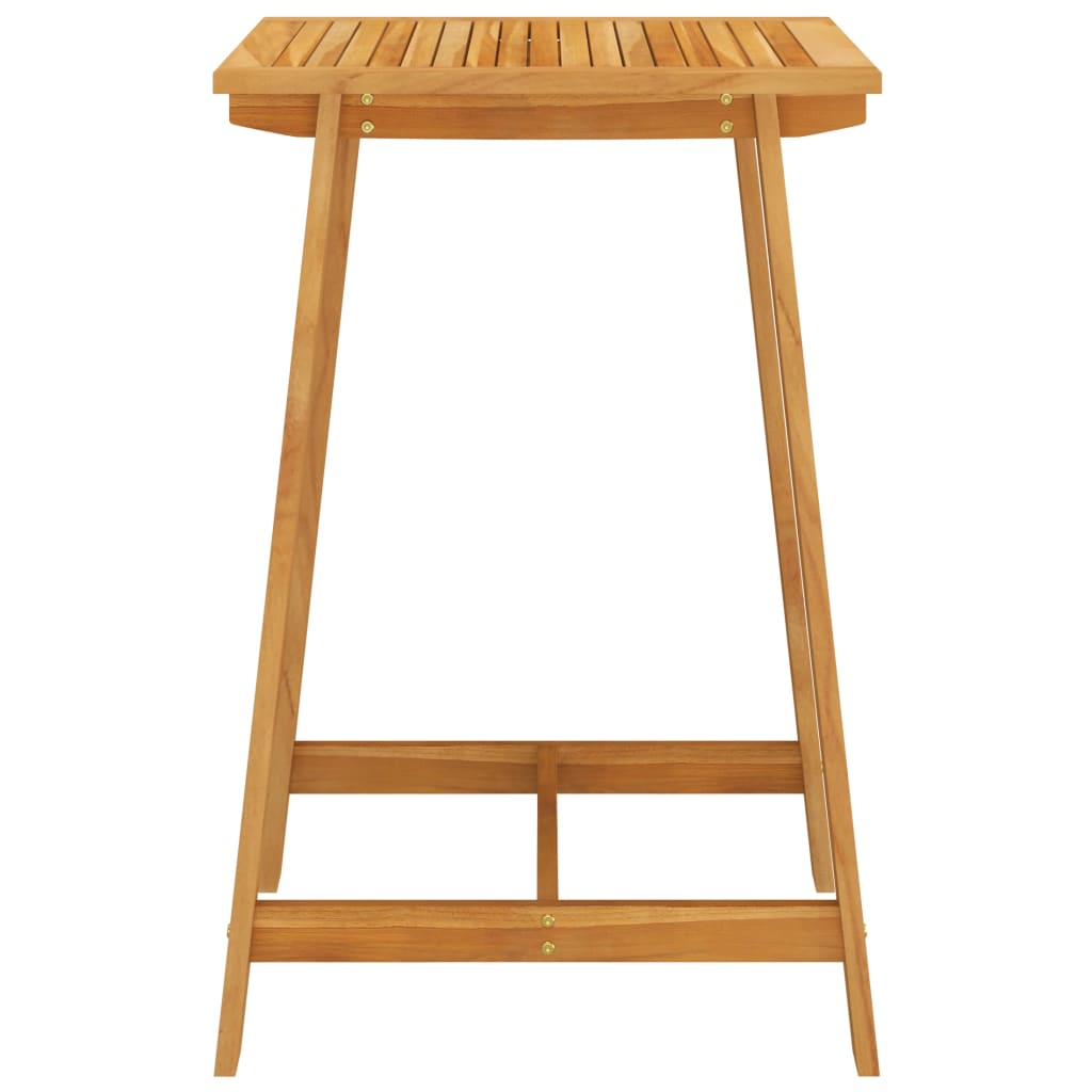 vidaXL Outdoor Bar Set | Natural Acacia | Solid Acacia wood | Medium | Strong - Brown