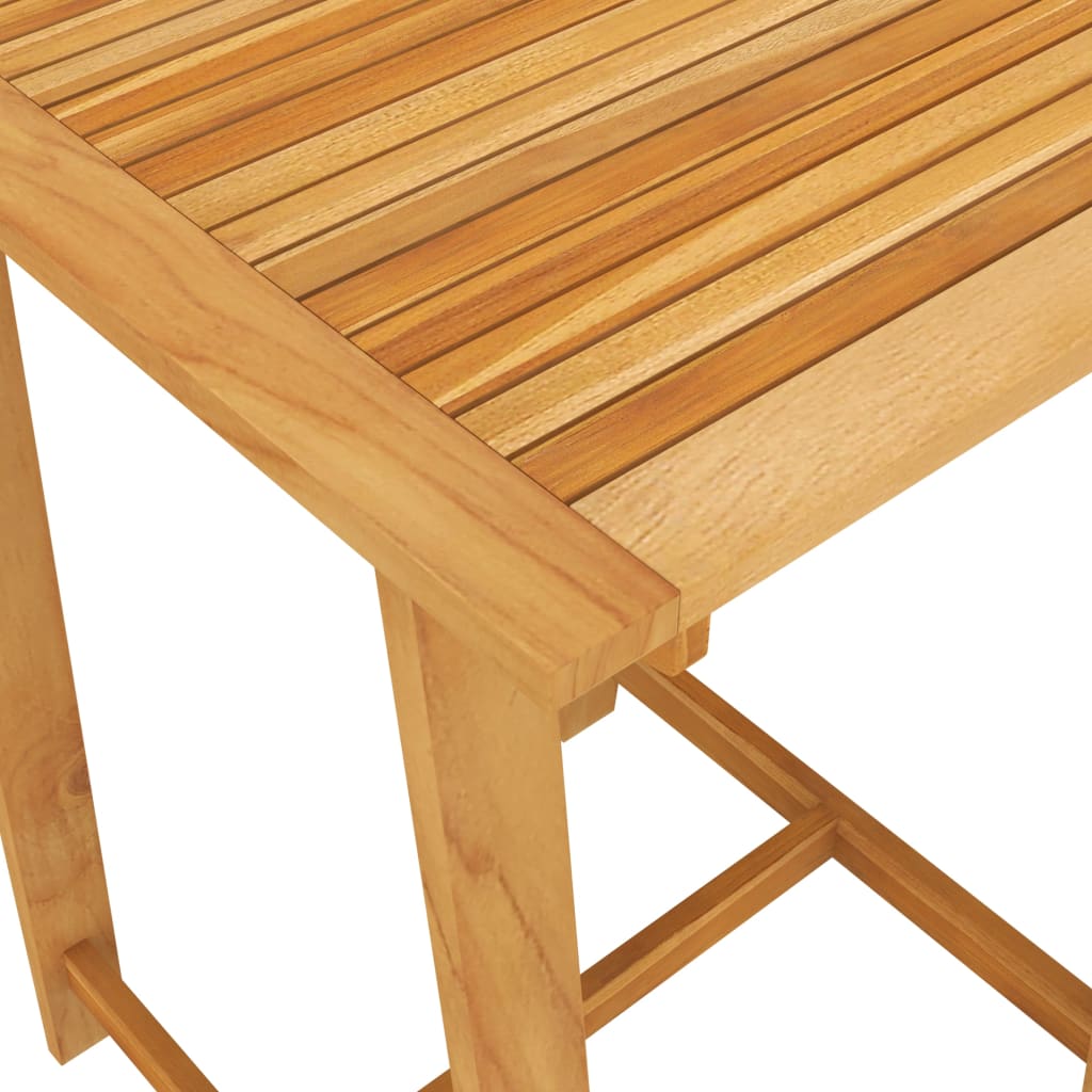 vidaXL Outdoor Bar Set | Natural Acacia | Solid Acacia wood | Medium | Strong - Brown