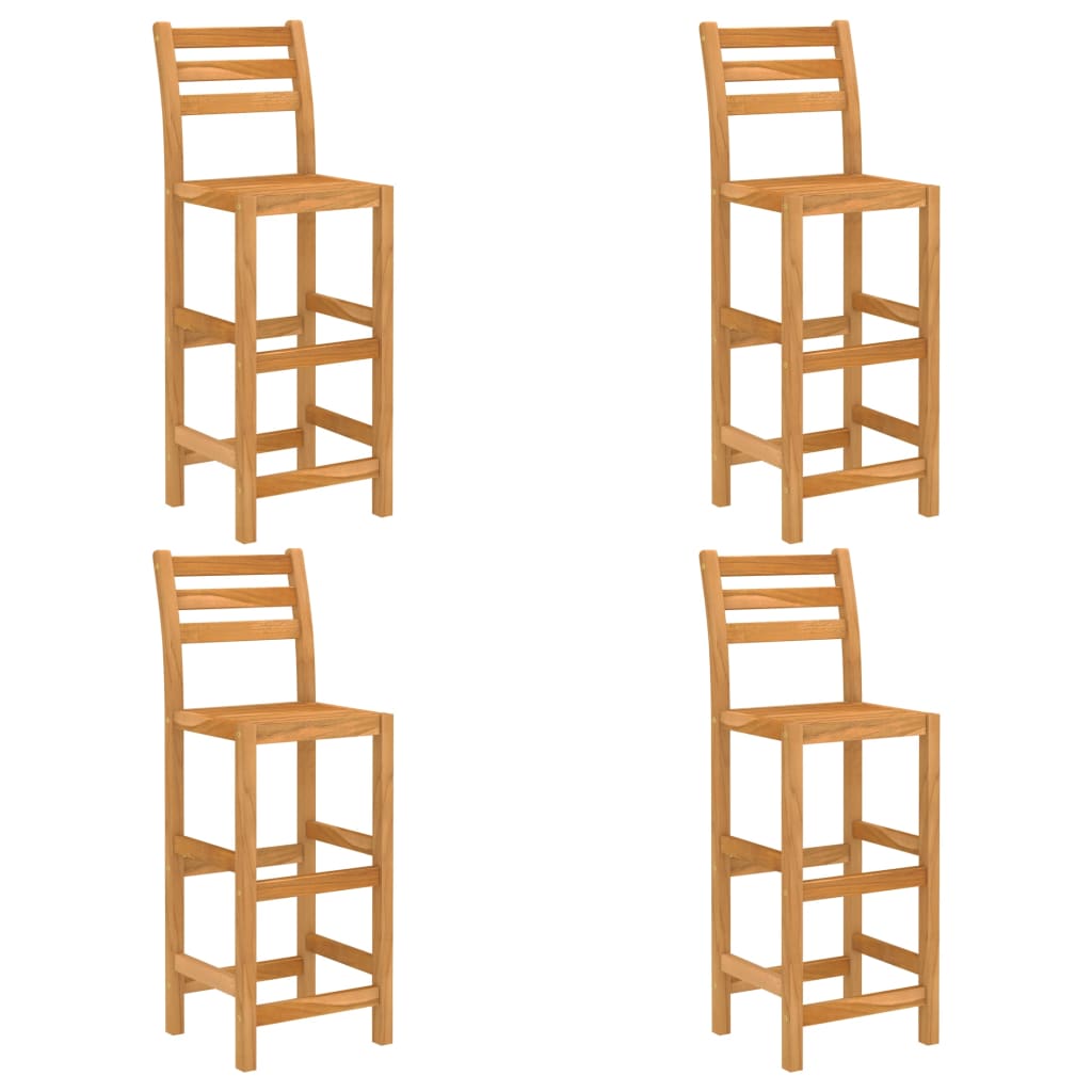 vidaXL Outdoor Bar Set | Natural Acacia | Solid Acacia wood | Medium | Strong - Brown