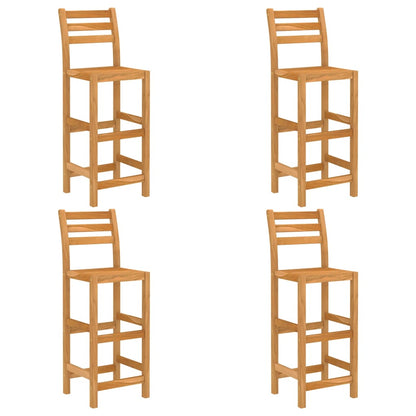 vidaXL Outdoor Bar Set | Natural Acacia | Solid Acacia wood | Medium | Strong - Brown