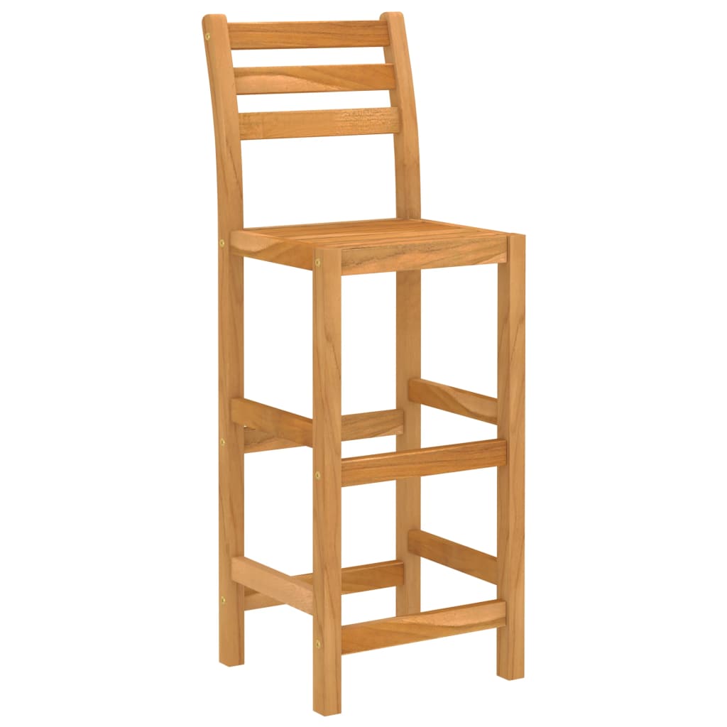 vidaXL Outdoor Bar Set | Natural Acacia | Solid Acacia wood | Medium | Strong - Brown