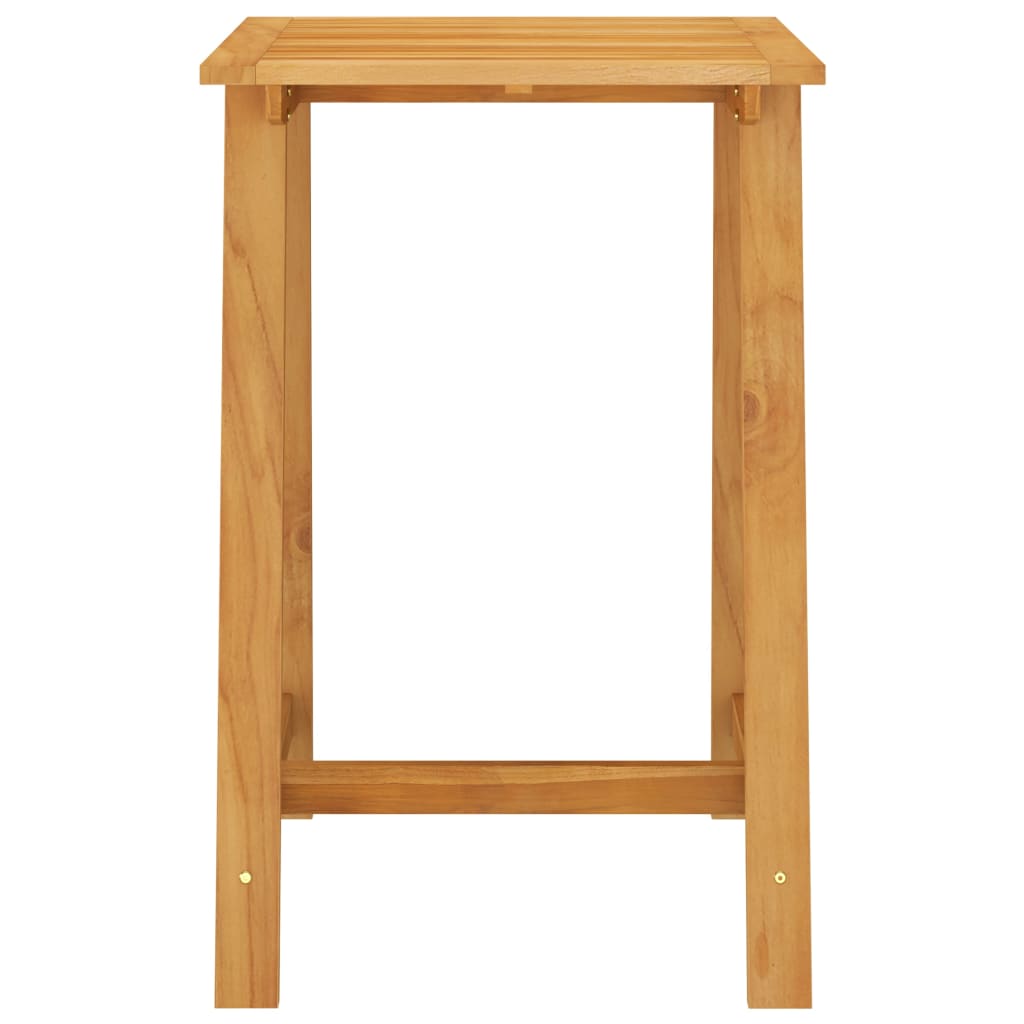 vidaXL Outdoor Bar Set | Natural Acacia | Solid Acacia wood | Medium | Strong - Brown