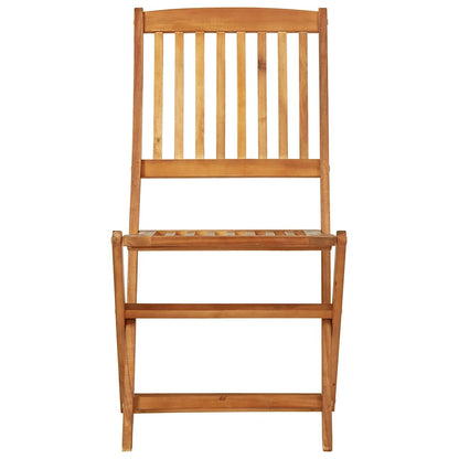 vidaXL Garden Dining Set | Natural wood | Solid acacia wood | Compact - Brown - 60 cm