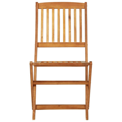 vidaXL Garden Dining Set | Natural wood | Solid Acacia wood | Compact - Brown - 60 cm - 15472