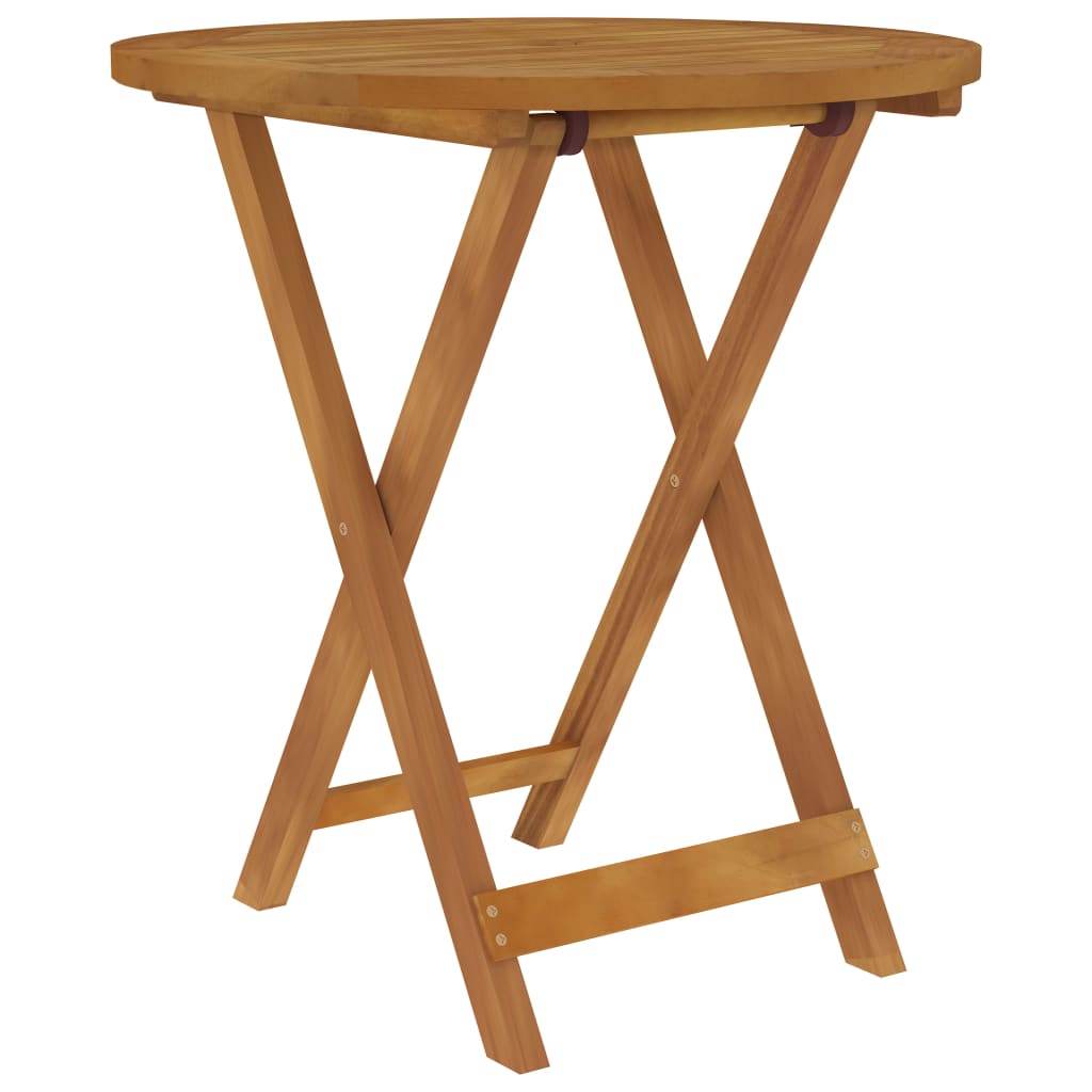 vidaXL Garden Dining Set | Brown | Solid acacia wood | Compact | Foldable - 70 cm