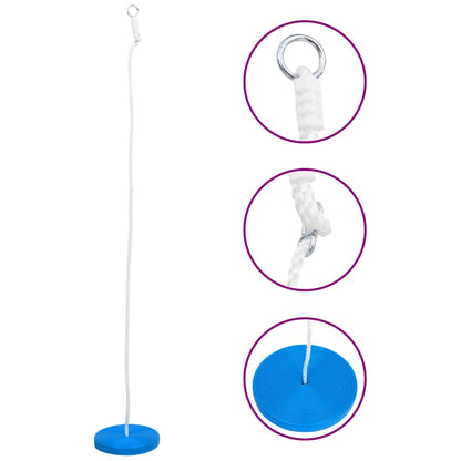 vidaXL Plate Swing 200 cm Blue - 28 x 200 cm