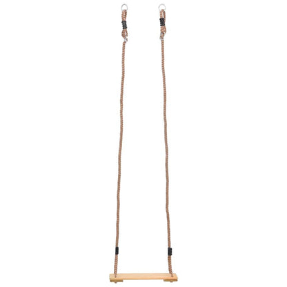 vidaXL Board Swing 200 cm Solid Pinewood - Brown