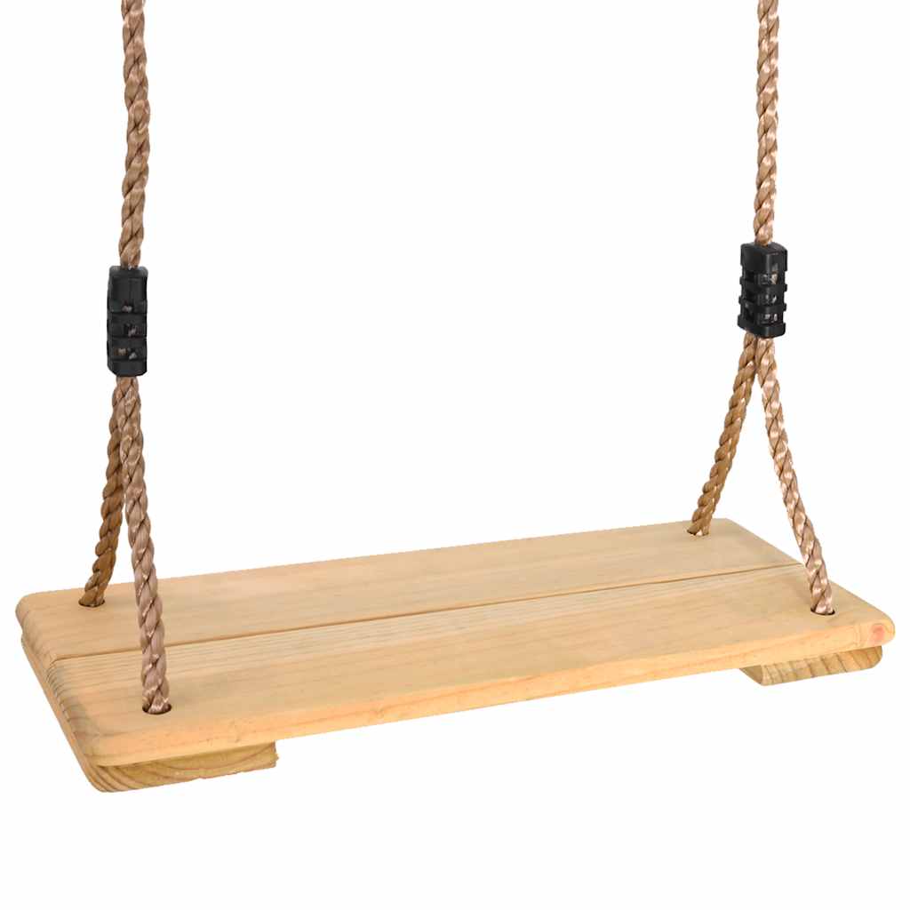 vidaXL Board Swing 200 cm Solid Pinewood - Brown