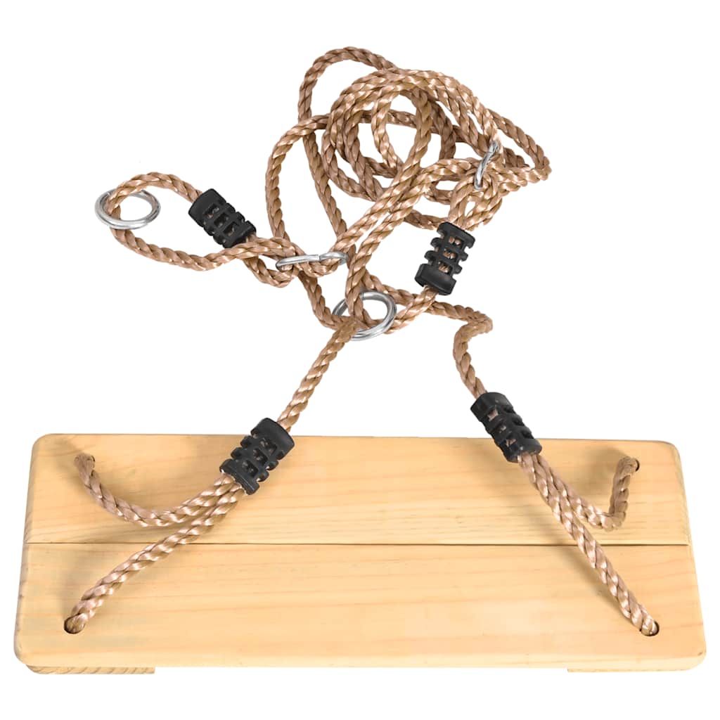 vidaXL Board Swing 200 cm Solid Pinewood - Brown