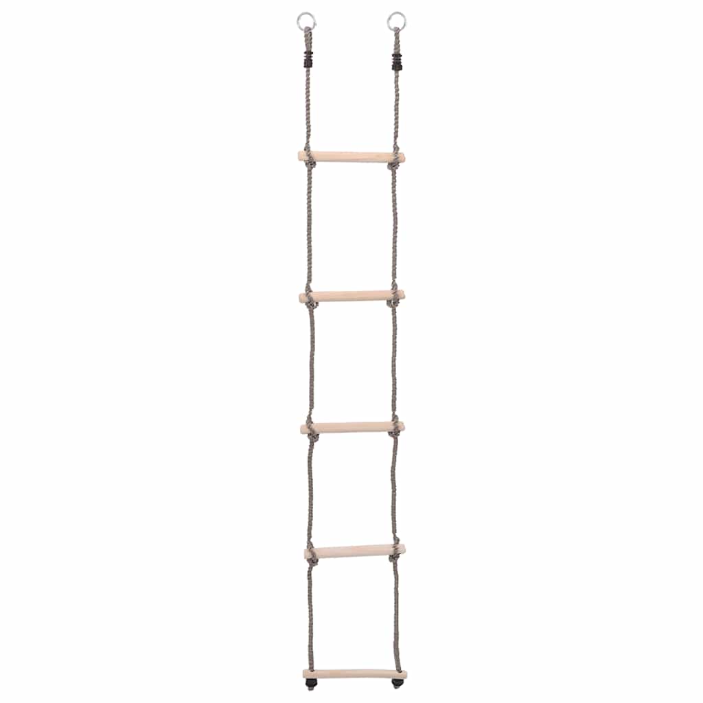 vidaXL 5-Step Ladder 210 cm Solid Pinewood - Brown