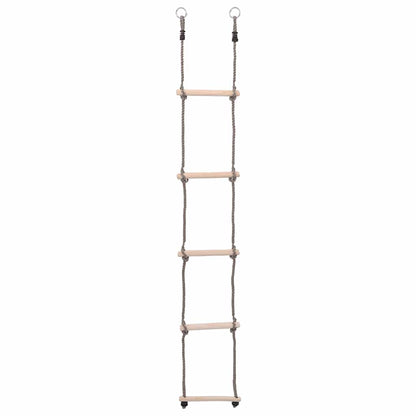 vidaXL 5-Step Ladder 210 cm Solid Pinewood - Brown