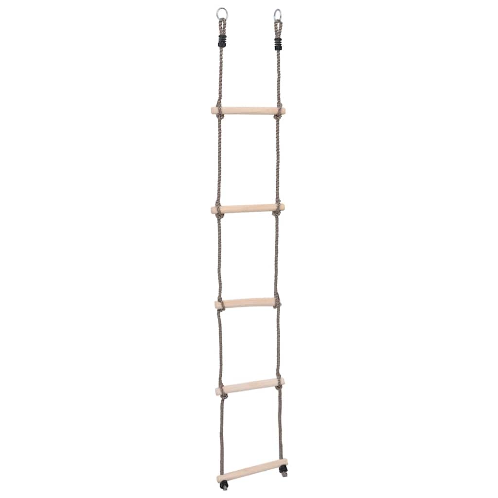 vidaXL 5-Step Ladder 210 cm Solid Pinewood - Brown