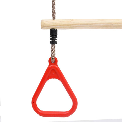 vidaXL Trapeze Swing Bar with Rings - Multicolour