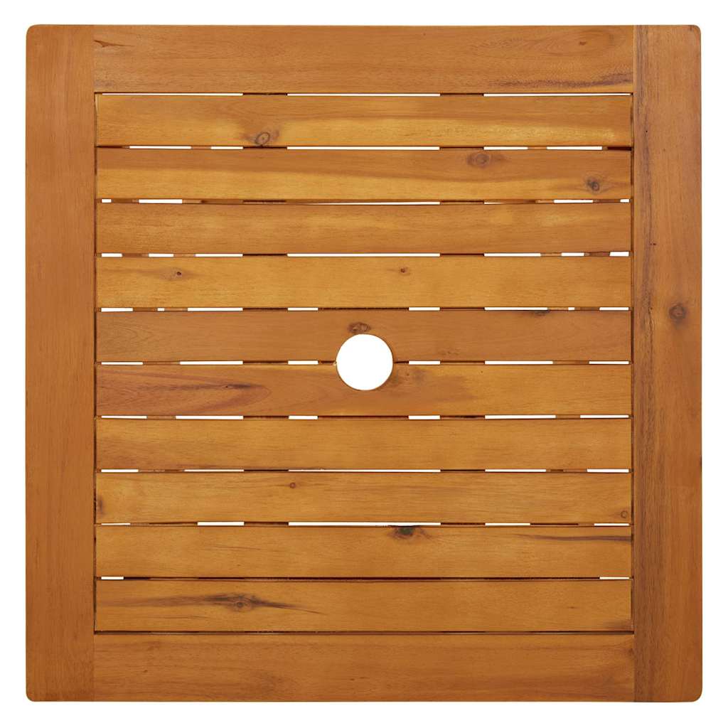vidaXL Folding Garden Table 60x60x75 cm Solid Acacia Wood - Brown