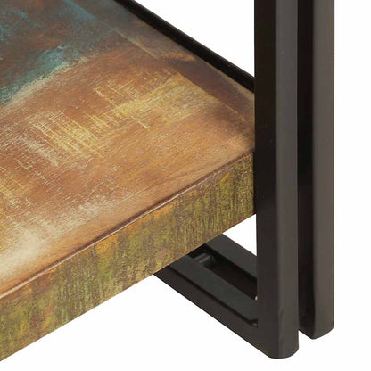 vidaXL 5-Tier Bookcase 40x30x180 cm Solid Reclaimed Wood - Multicolour