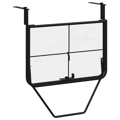 325924 vidaXL Balcony Table Black 60x40 cm Steel - 60 x 40 x 65 cm