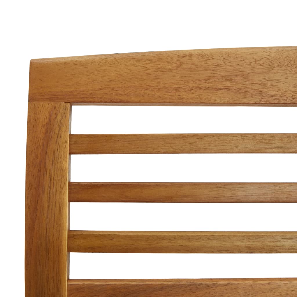 3057971 vidaXL 4 Piece Garden Lounge Set Solid Acacia Wood (310256+310262) - Brown - 45 x 45 x 50 cm