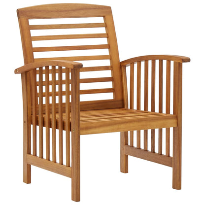 3057973 vidaXL 5 Piece Garden Lounge Set Solid Acacia Wood (310256+310259+310262) - Brown - 45 x 45 x 50 cm