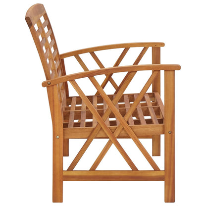 3057984 vidaXL 3 Piece Garden Lounge Set Solid Acacia Wood (310269+310272) - Brown - 59 x 67 x 83 cm