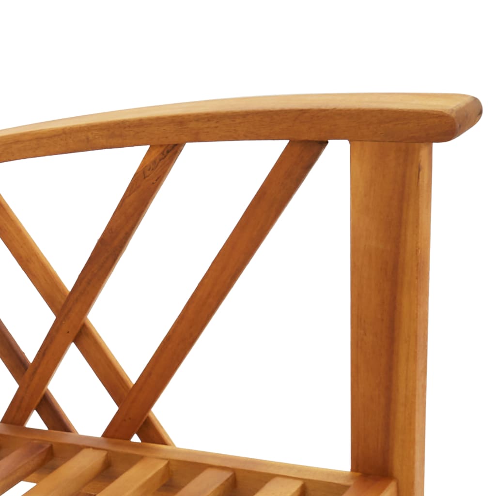 3057985 vidaXL 5 Piece Garden Lounge Set Solid Acacia Wood (310266+310269+310272) - Brown - 59 x 67 x 83 cm