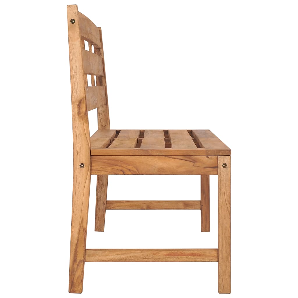 vidaXL Garden Bench 170 cm Solid Teak Wood - Brown - 170 x 59 x 90 cm