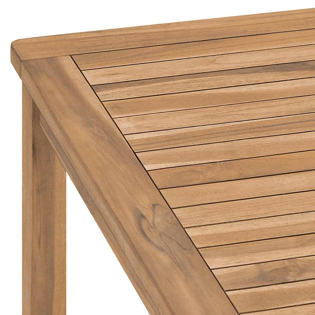 vidaXL Garden Dining Table 180x90x77 cm Solid Teak Wood - Brown