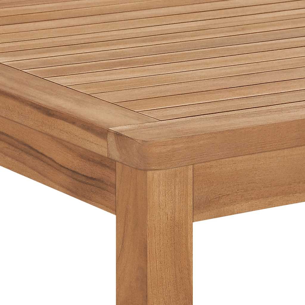 vidaXL Garden Dining Table 180x90x77 cm Solid Teak Wood - Brown