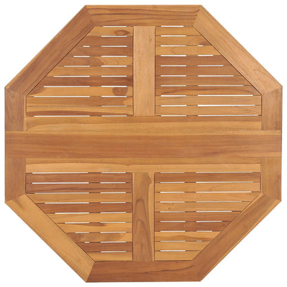 vidaXL Folding Garden Dining Table 90x90x75 cm Solid Teak Wood - Brown