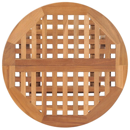 vidaXL Folding Garden Table 50x50x50 cm Solid Teak Wood - Brown