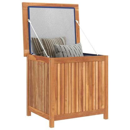 vidaXL Garden Storage Box 60x50x58 cm Solid Teak Wood - Brown