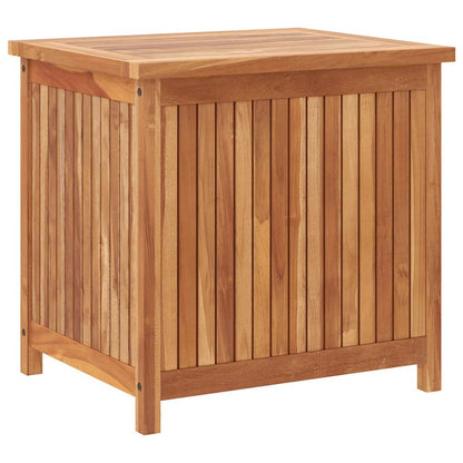 vidaXL Garden Storage Box 60x50x58 cm Solid Teak Wood - Brown