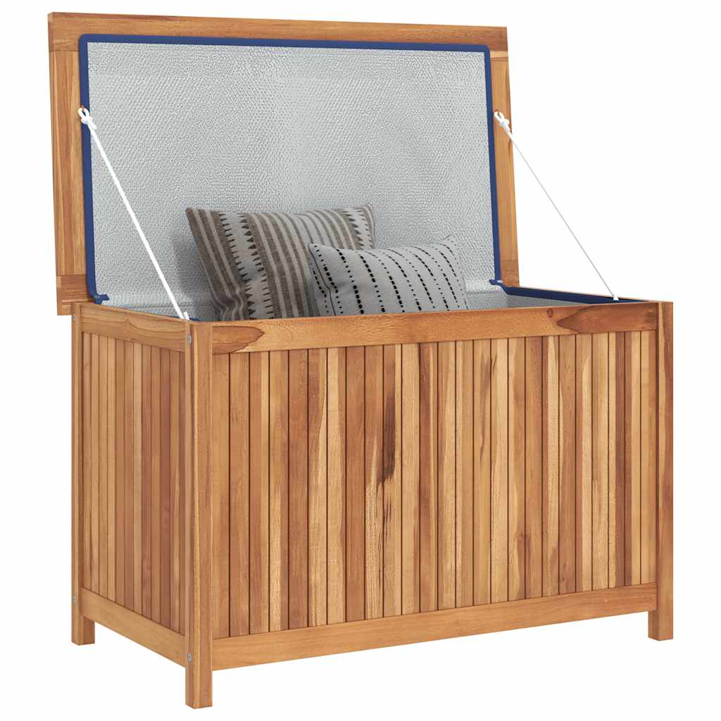 vidaXL Garden Storage Box 90x50x58 cm Solid Teak Wood - Brown