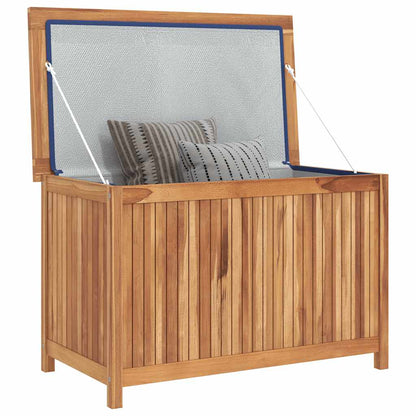vidaXL Garden Storage Box 90x50x58 cm Solid Teak Wood - Brown