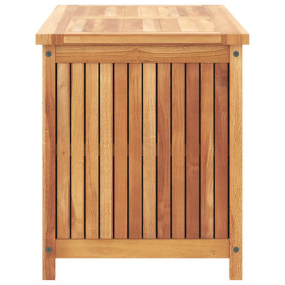 vidaXL Garden Storage Box 90x50x58 cm Solid Teak Wood - Brown