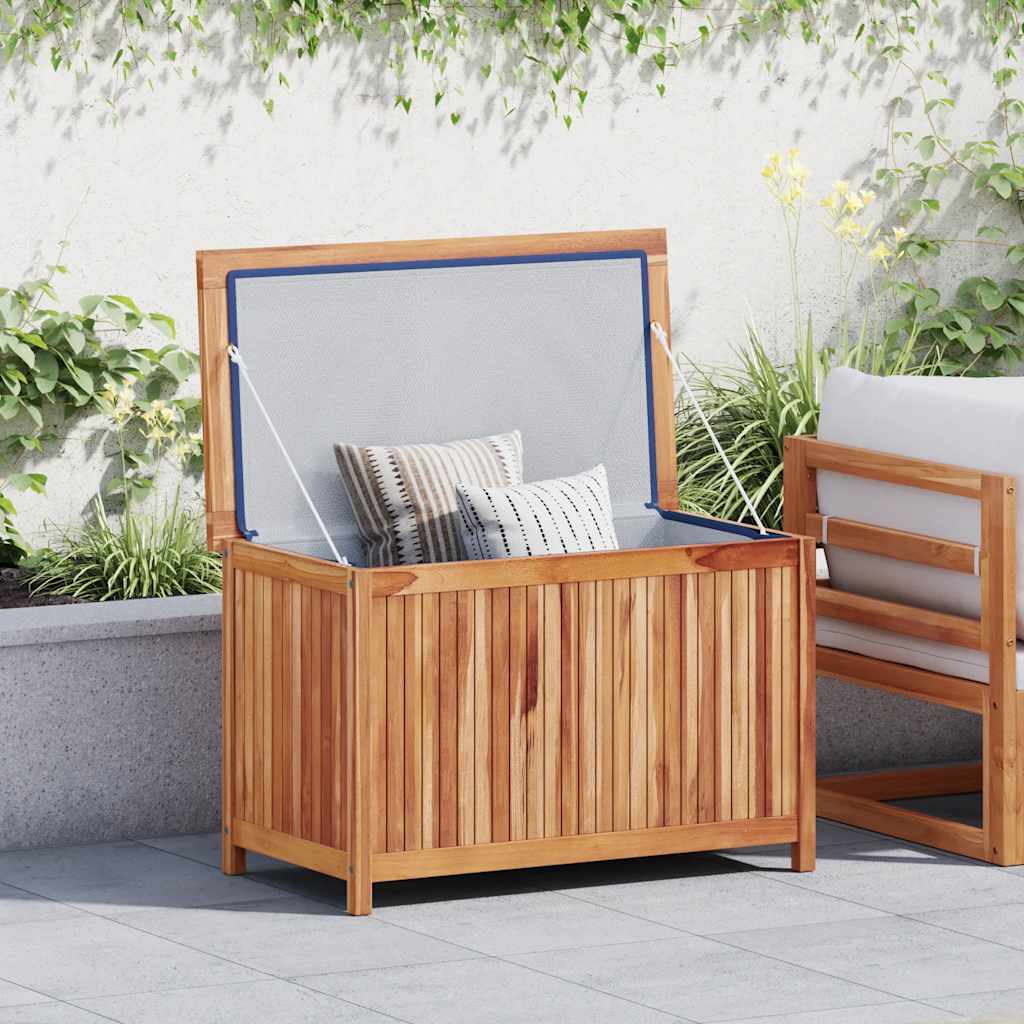 vidaXL Garden Storage Box 90x50x58 cm Solid Teak Wood - Brown