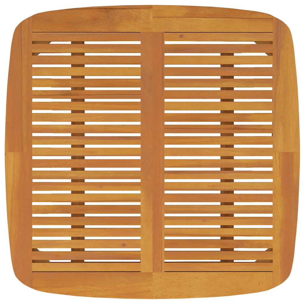 vidaXL 5 Piece Garden Dining Set Solid Wood Acacia - Brown - 110 cm table length