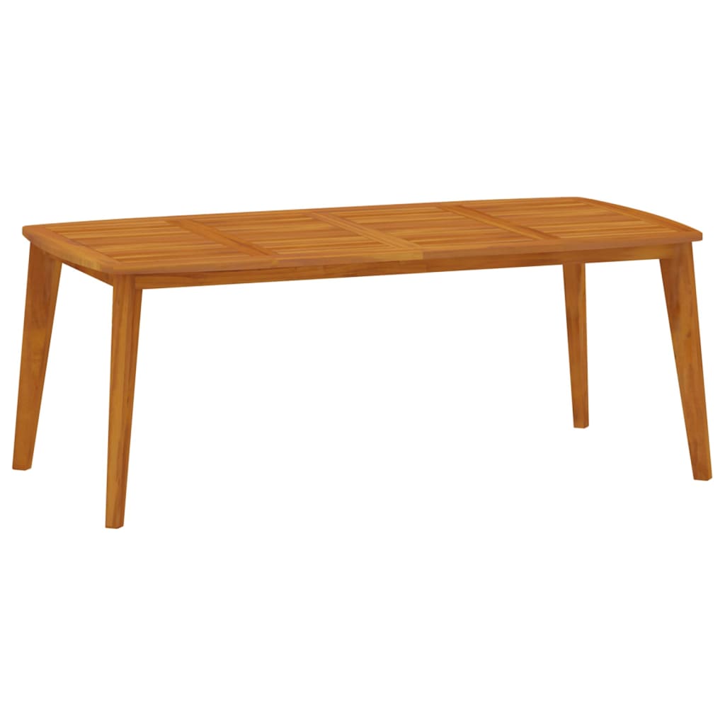 vidaXL Garden Dining Set | Natural Wood | Solid acacia wood | Large | Durable - Brown - 200 cm table length