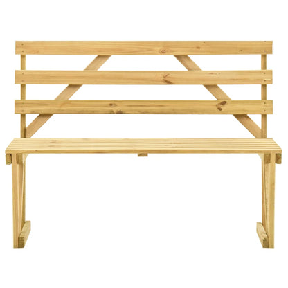 vidaXL Garden Bench | Green | Pinewood | 120 x 50 x 90 cm | Durable - 120 cm