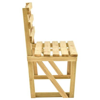 vidaXL Garden Bench | Green | Pinewood | 120 x 50 x 90 cm | Durable - 120 cm