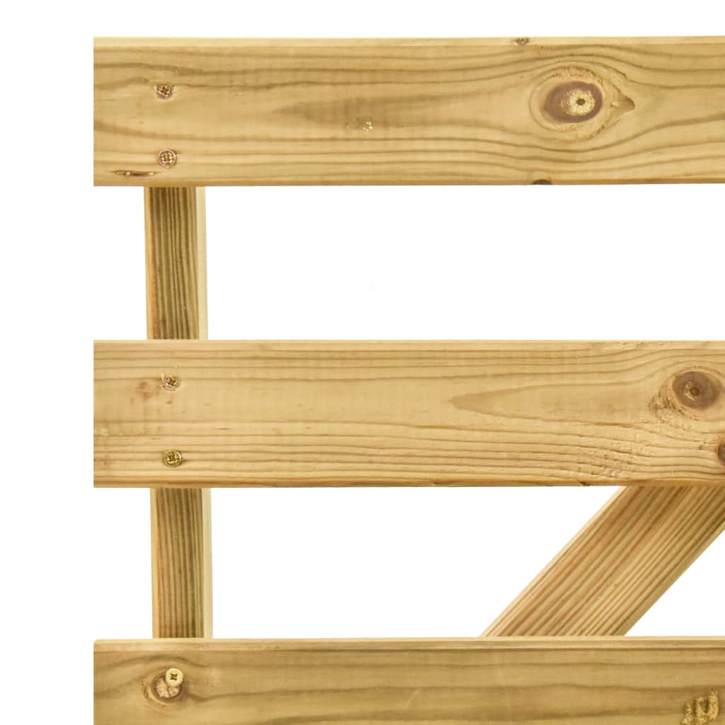 vidaXL Garden Bench | Green | Pinewood | 120 x 50 x 90 cm | Durable - 120 cm