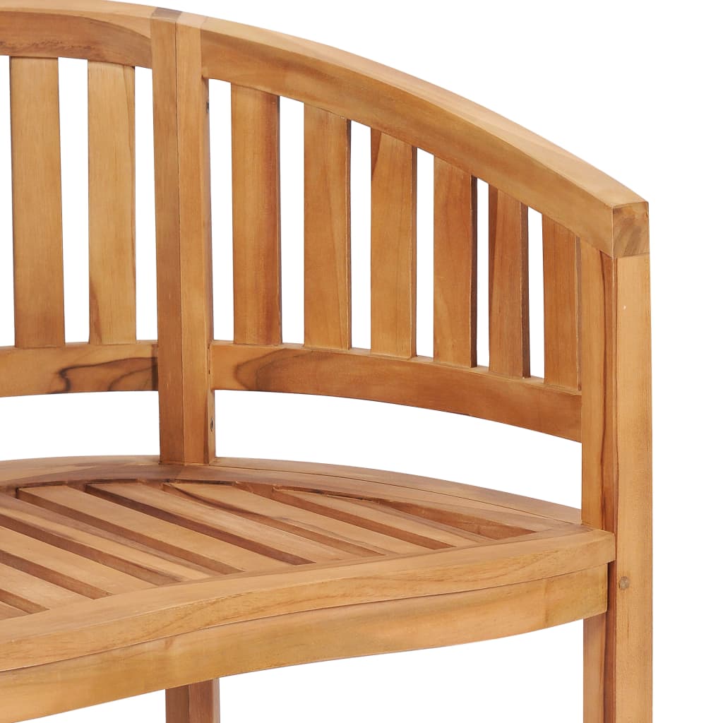 vidaXL Garden Lounge Set | Teak | Fine sanded teak hardwood | Standard | Durable - Brown - 120 x 52 x 86 cm