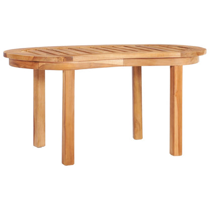 vidaXL Garden Lounge Set | Teak | Fine sanded teak hardwood | Standard | Durable - Brown - 120 x 52 x 86 cm