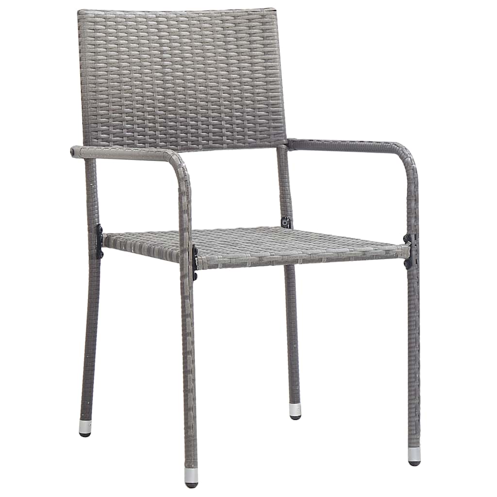 vidaXL Garden Dining Set | Anthracite and Grey - 80 cm table length