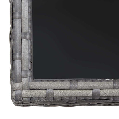 vidaXL Garden Dining Set | Anthracite and Grey - 80 cm table length